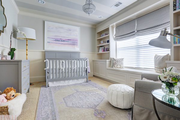 Baby Girl's Lavender Nursery | Honey We're Home