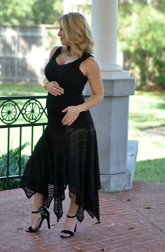Pregnancy update 20 weeks. Maternity Fashion Maxi Slipdress
