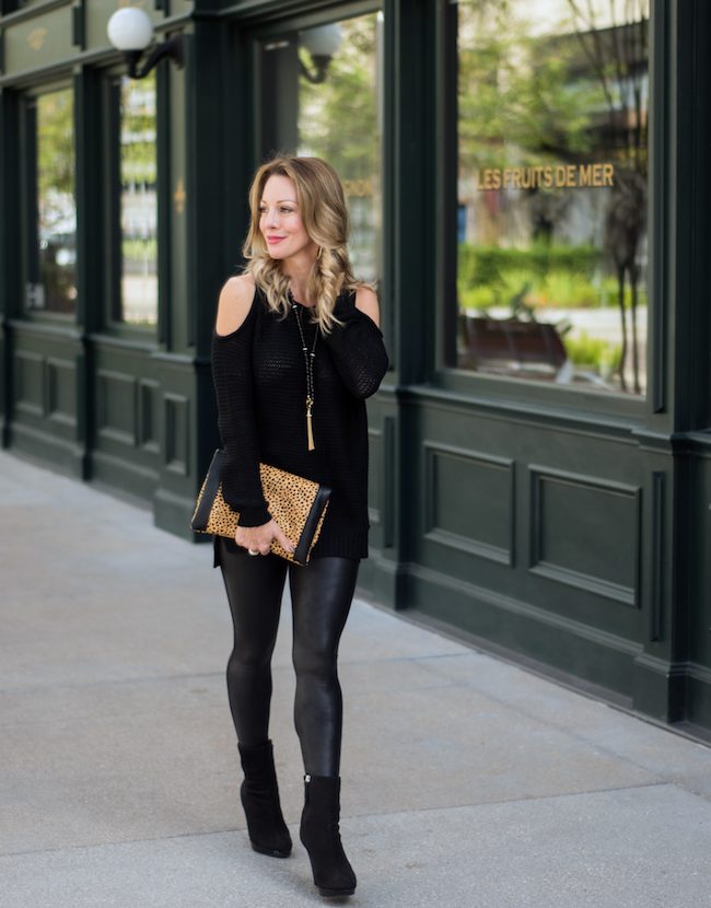 Faux Leather Spanx Leggings | Honey We're Home