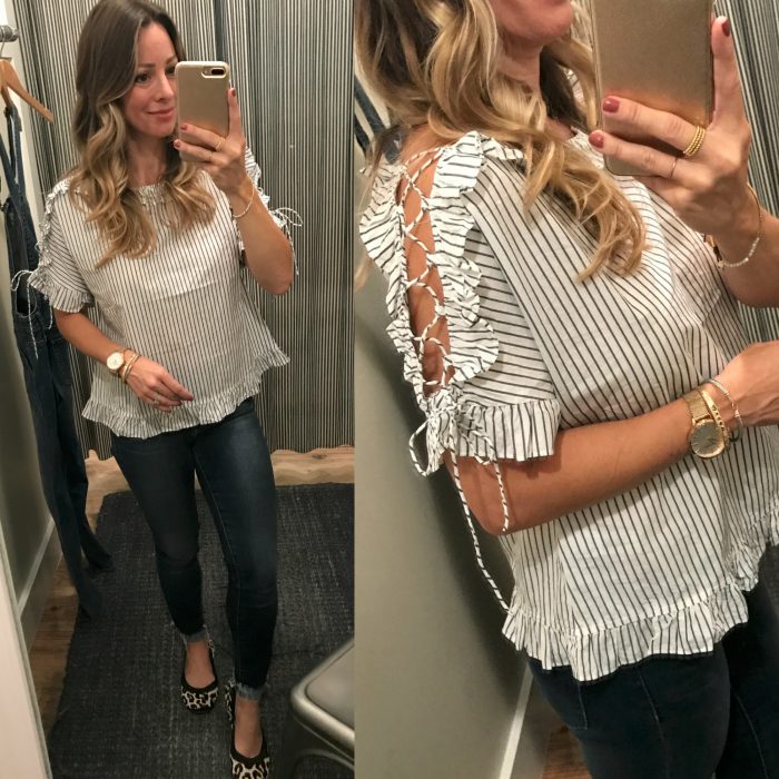 lace sleeve top