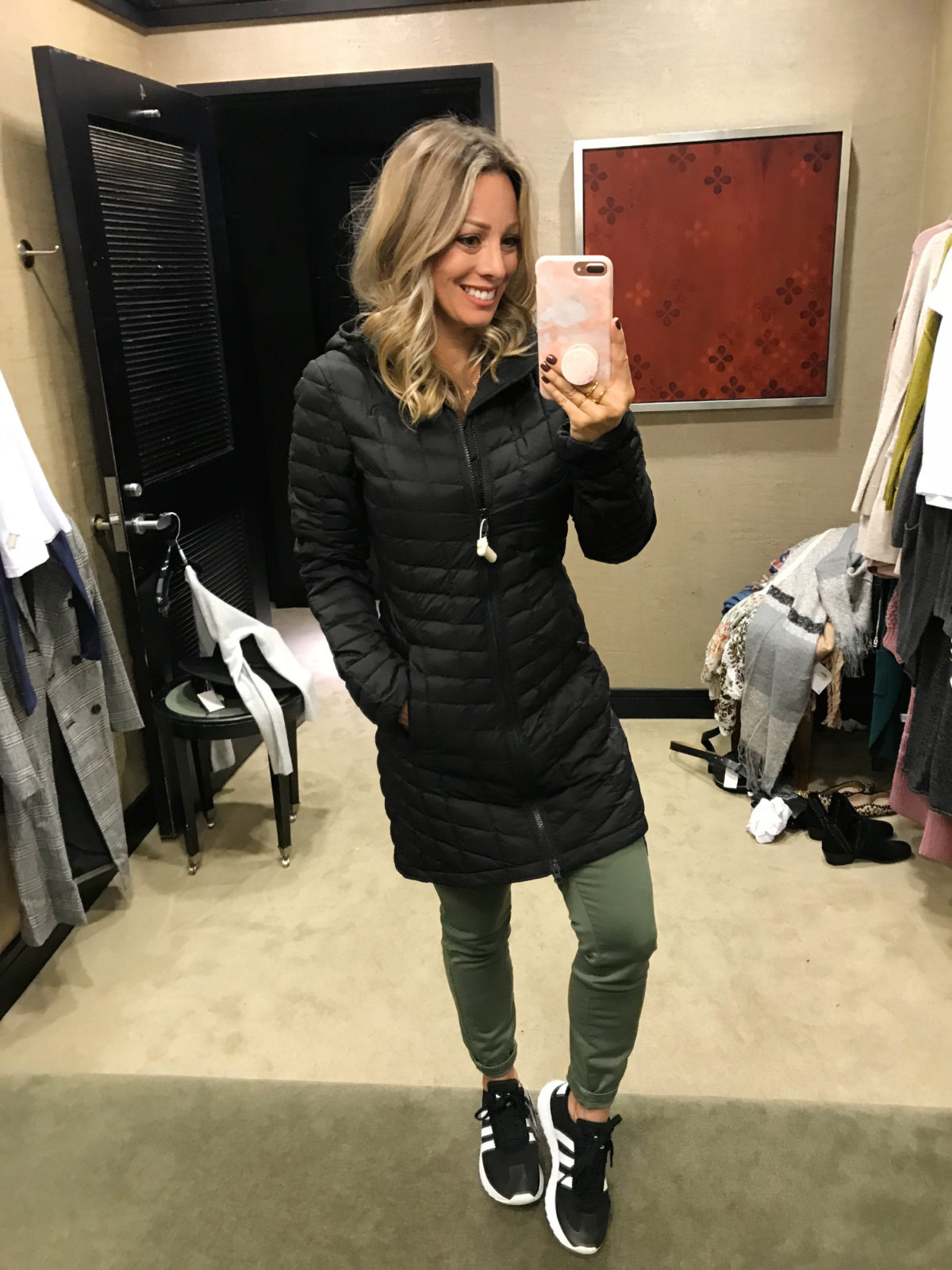 2018 nordstrom anniversary sale northface jacket try on haul