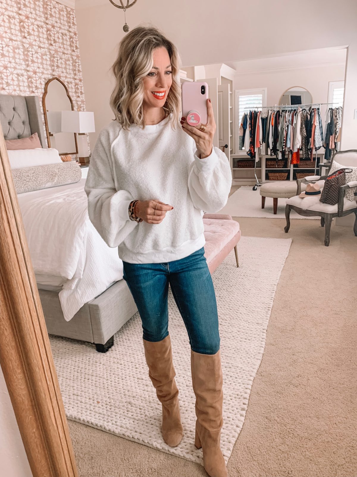 Amazon Prime Fashion- Sweater and Jeans 